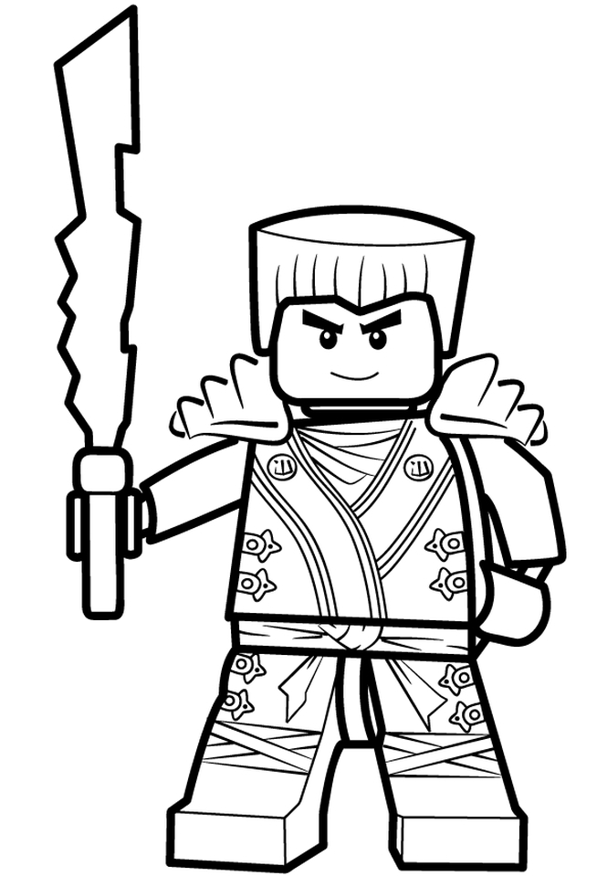 Lego NinjaGo kolorowanki
